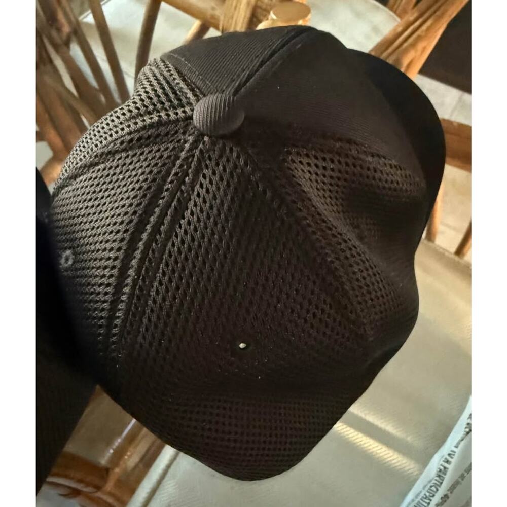 3 FlexFit Baseball Caps Mens Size L/XL Black Used No Tears, Rips or Stains - Picture 5 of 7